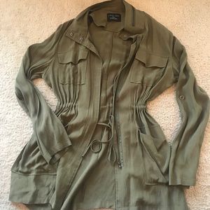 Lightweight Love Tree Green Jacket